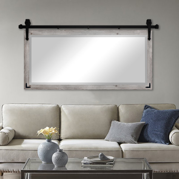 Laurel Foundry Modern Farmhouse Abraham Beveled Full Length Mirror